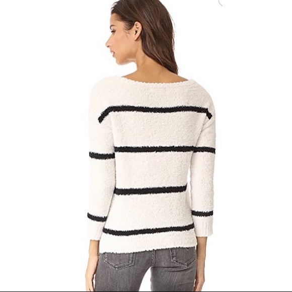 Karin Striped Chenille Sweater - Picture 3 of 6